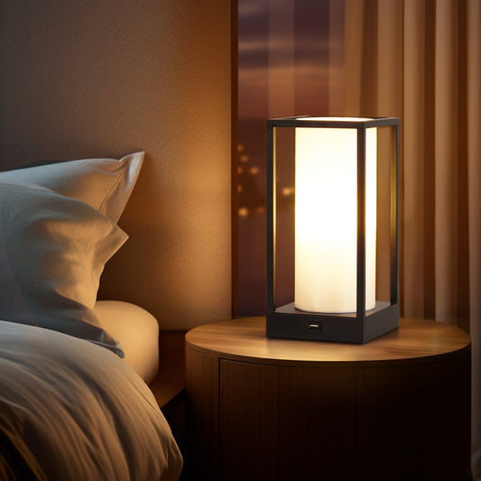 Hokkaido Wireless Charging Table Lamp – Minimalist Light Meets Modern Function